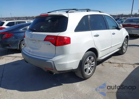 2009 Acura Mdx Technology Package z USA, uszkodzony, nr VIN 2HNYD28649H524105